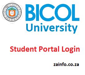 Bicol University Student Portal.